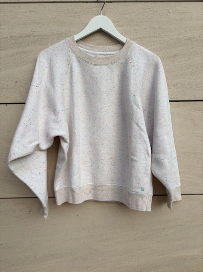 BELLEROSE. Sudadera beige jaspeado colores