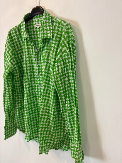 LUCAS DU TERTRE. Camisa estampada bicolor