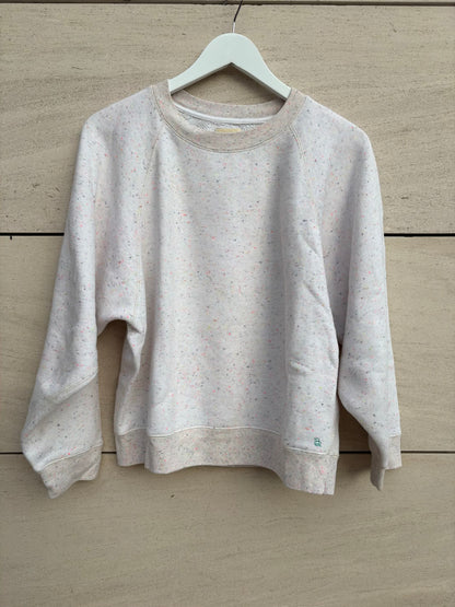BELLEROSE. Sudadera beige jaspeado colores