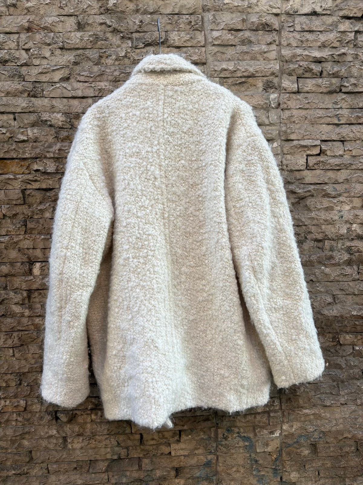 IRO. Chaqueta biker color rudo lana