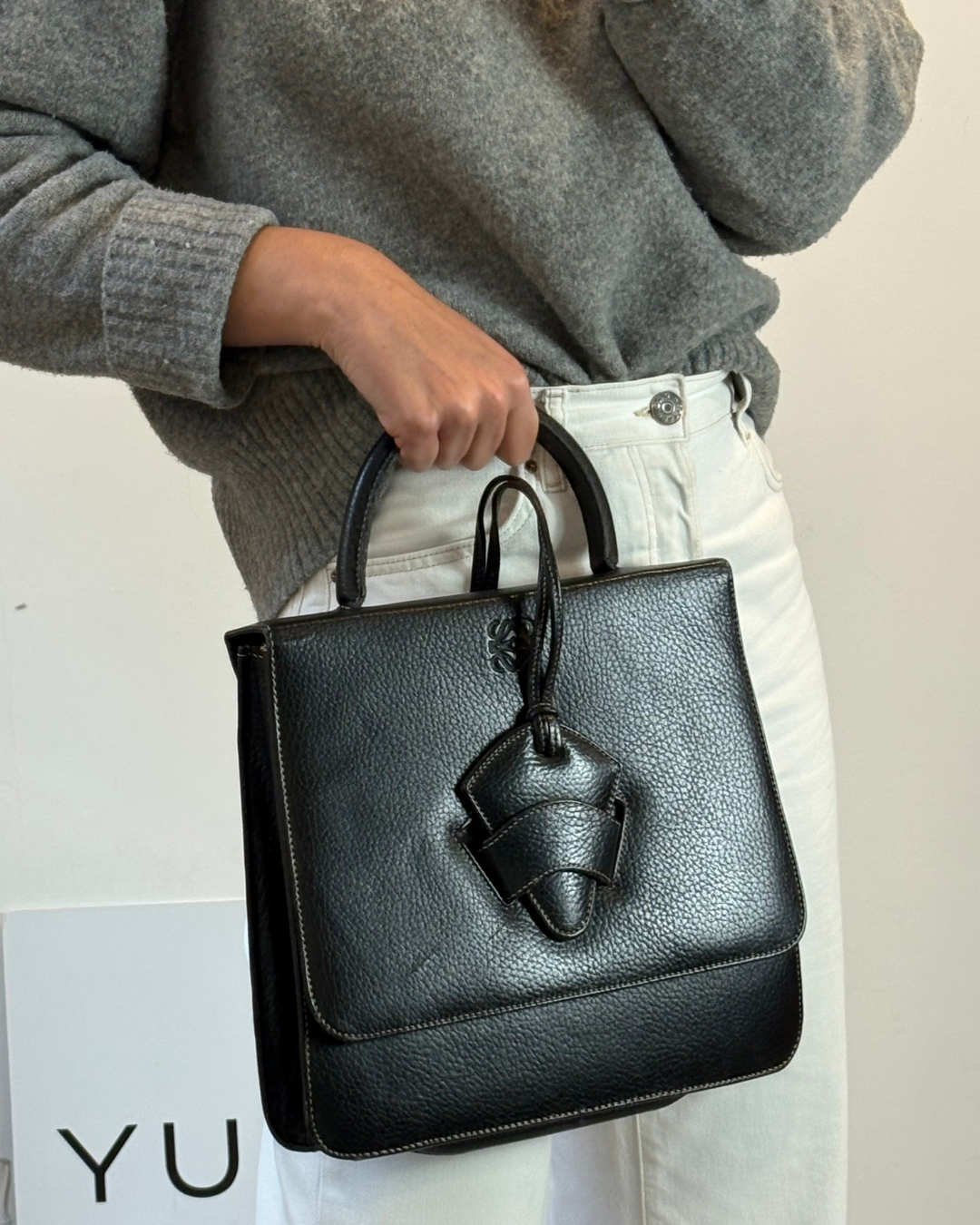 LOEWE. Bolso de mano vintage