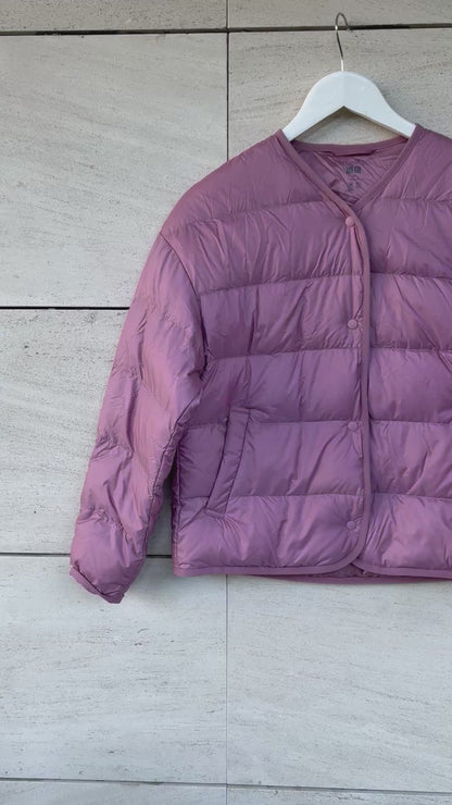 UNIQLO. Pink ultralight down jacket. XS