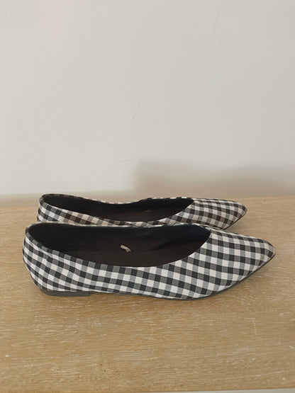 OTHERS. Gingham check ballerinas S.38