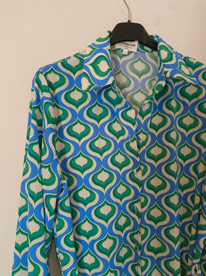 RETRO&amp;ICONE. Tl retro printed dress