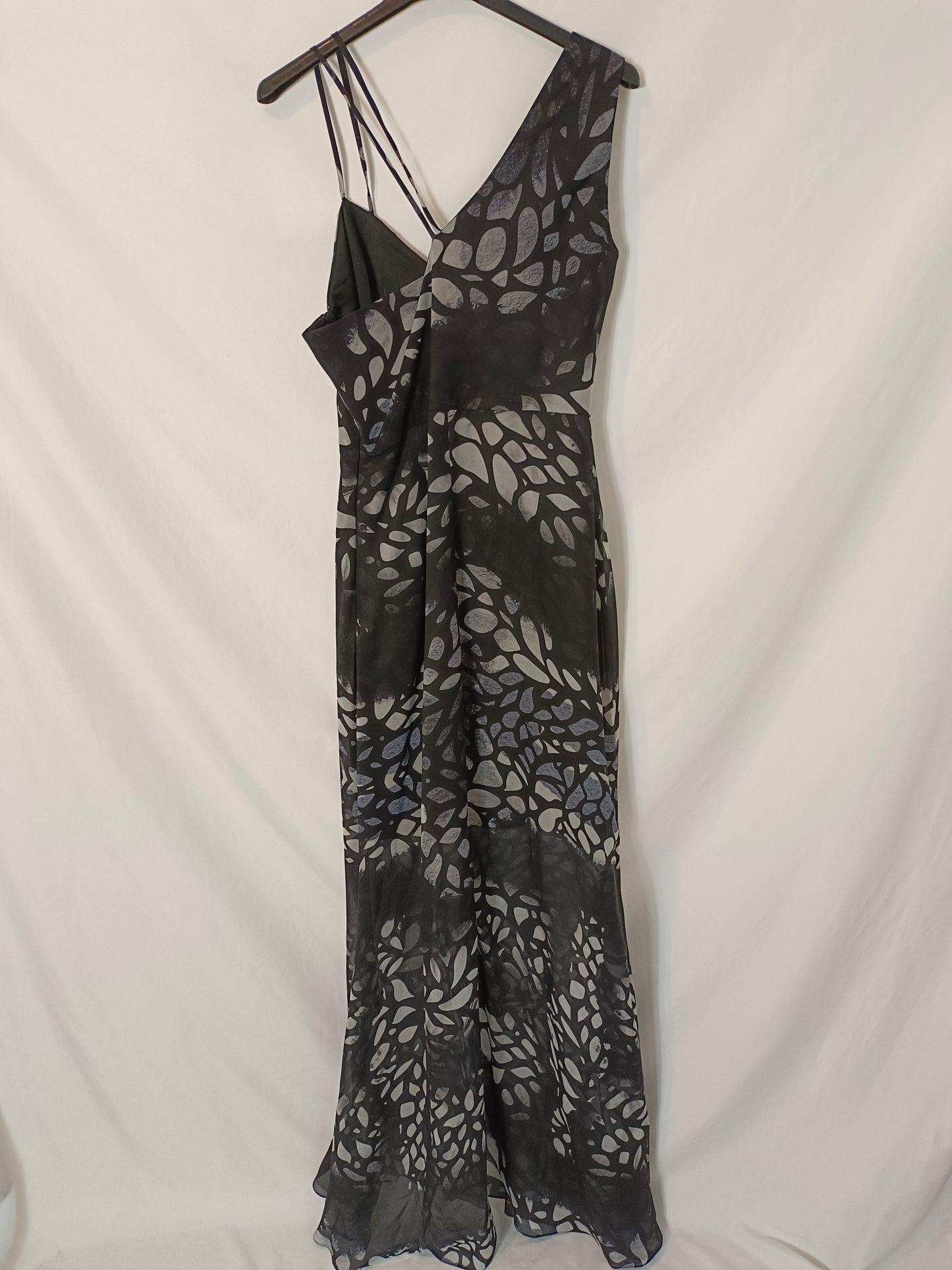 CAROLINA TOLA. Vestido largo estampado TU(S)