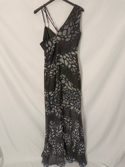 CAROLINA TOLA. Vestido largo estampado TU(S)