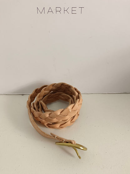 LUSCO&amp;FUSCO BY ZUBI. Pink braided belt