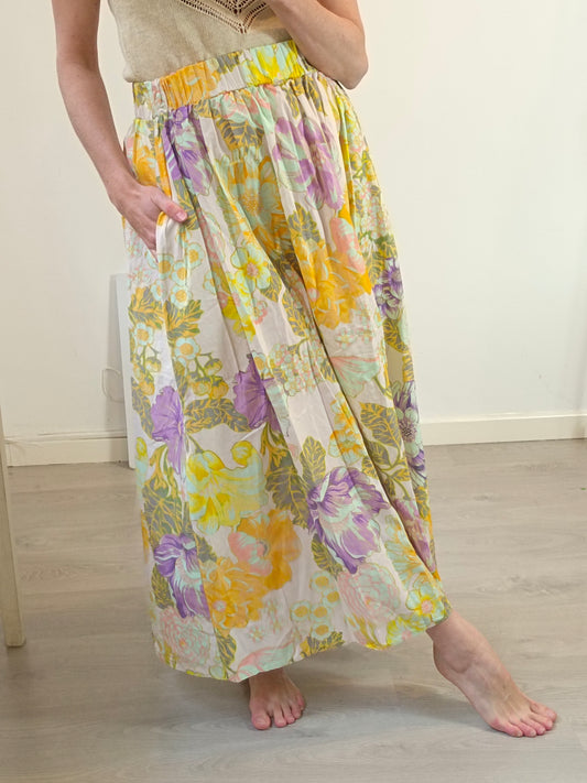 ASOS EDITION. Falda midi flores T.38