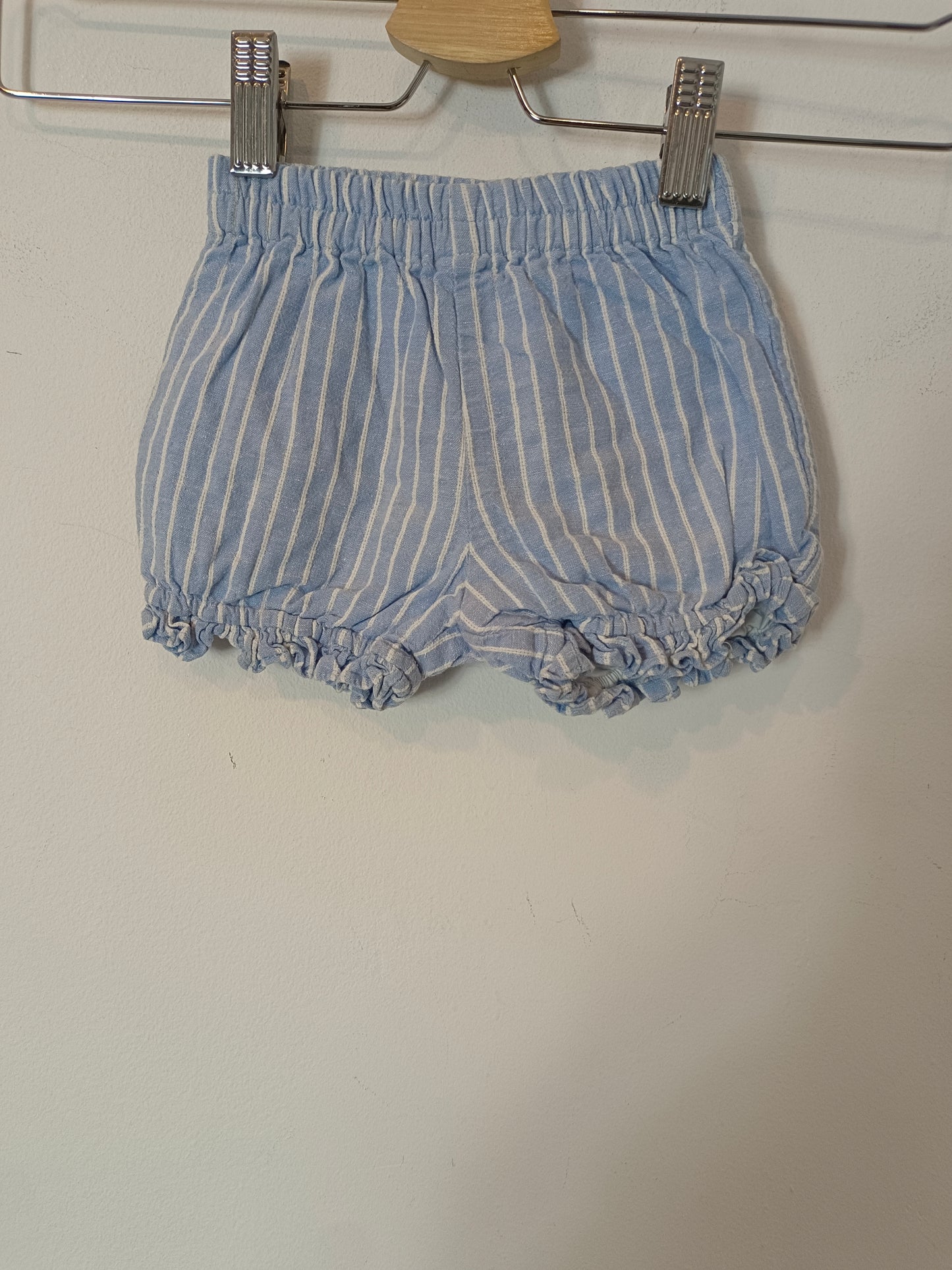 NECK&amp;NECK. Blue and white striped romper, size 12-18 months