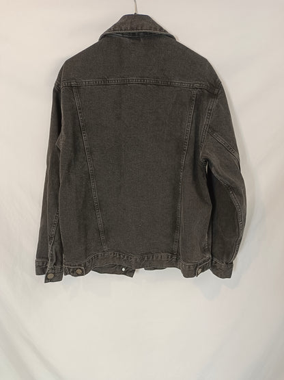 ASOS. Black denim jacket, size 38