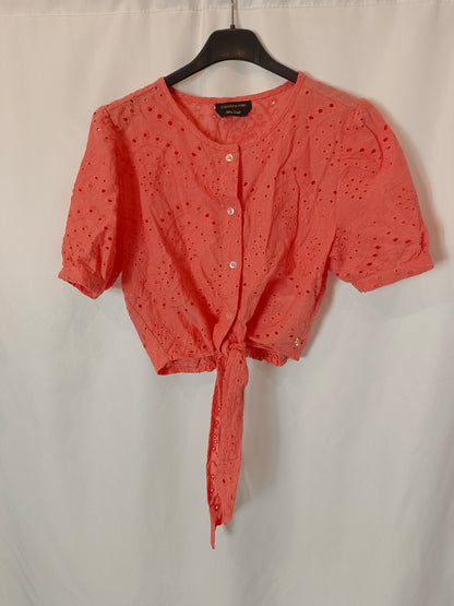 COLORFUL REBEL. total look pink die-cut T.xs