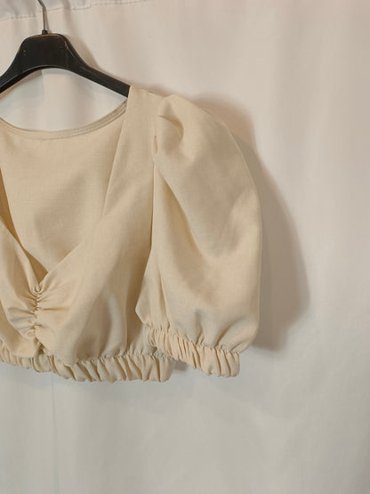 OTHERS. Beige Croptop Tu(xs)