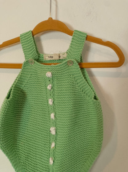 NANÚ BABY. Ranita verde lazo T.3 meses