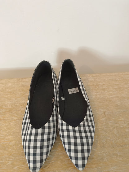 OTHERS. Gingham check ballerinas S.38