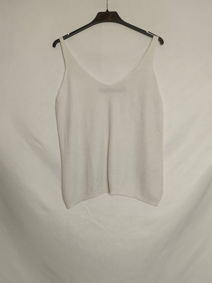 VERO MODA. Top punto beige T.s