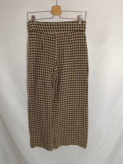ZARA. Houndstooth culottes Tm