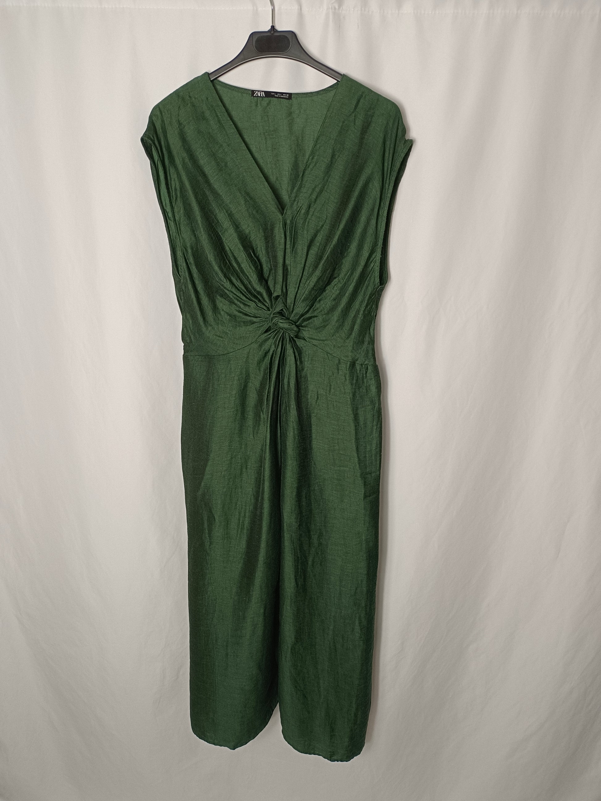 zara green knot dress Zara Knot Maxi Dress by Zara