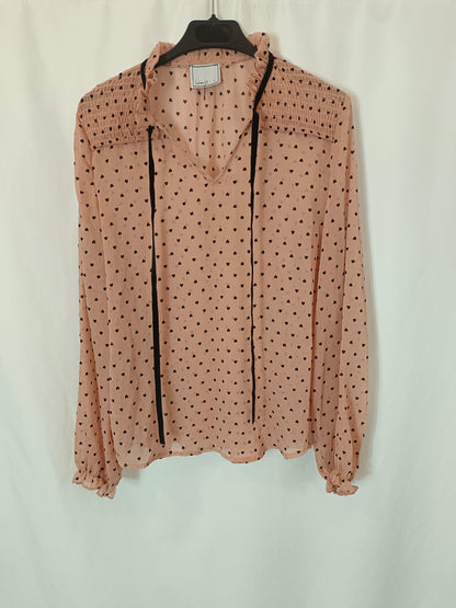 LOVE M. Blusa rosa corazones T.l