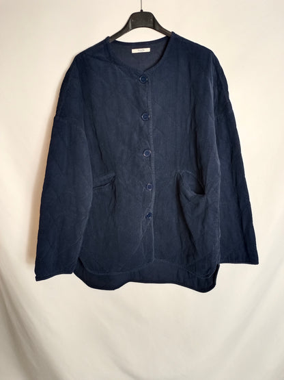 FRENCHY. Blue corduroy jacket TU(m)