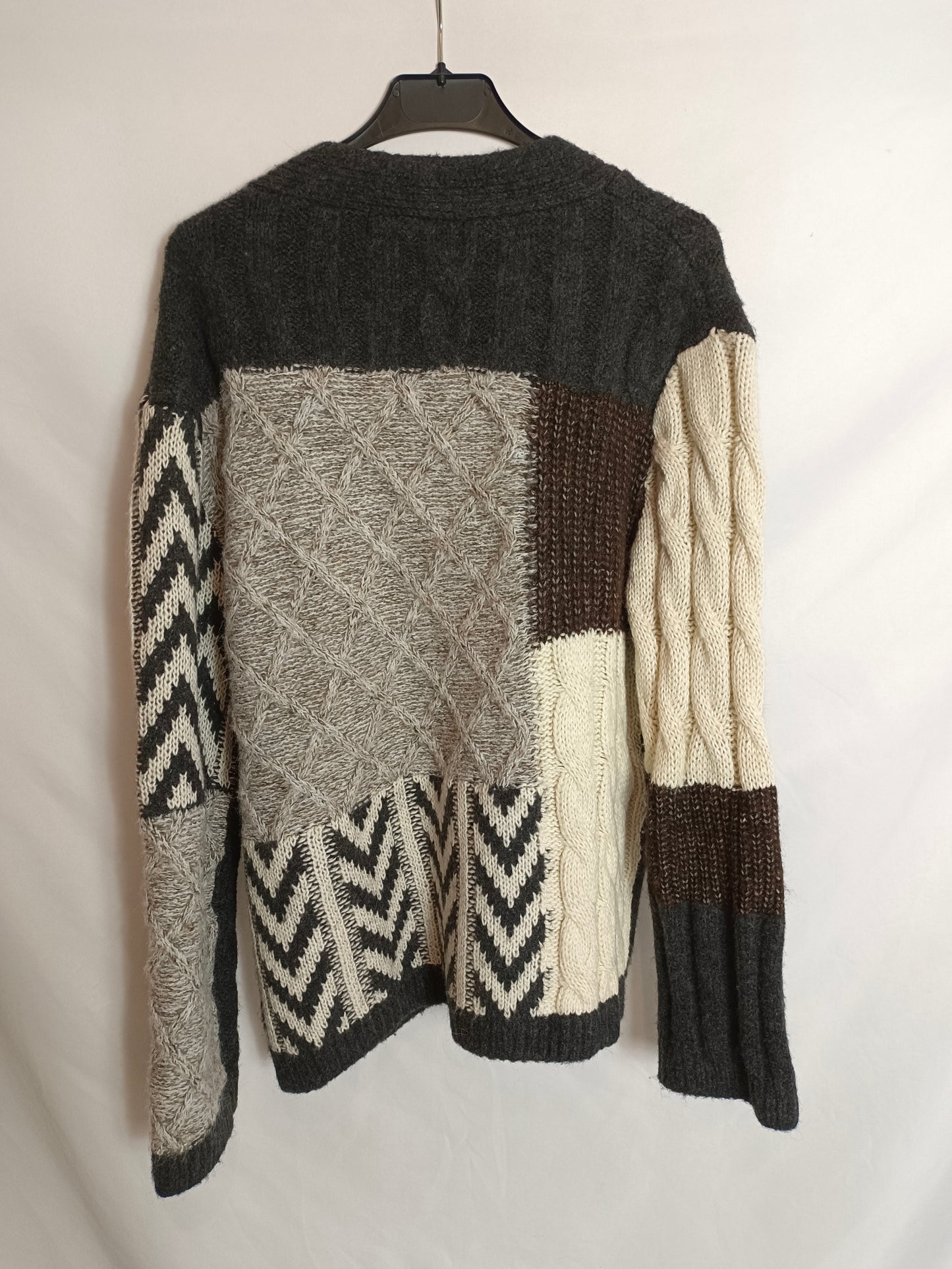 ZARA. Cárdigan multiestampado T.s