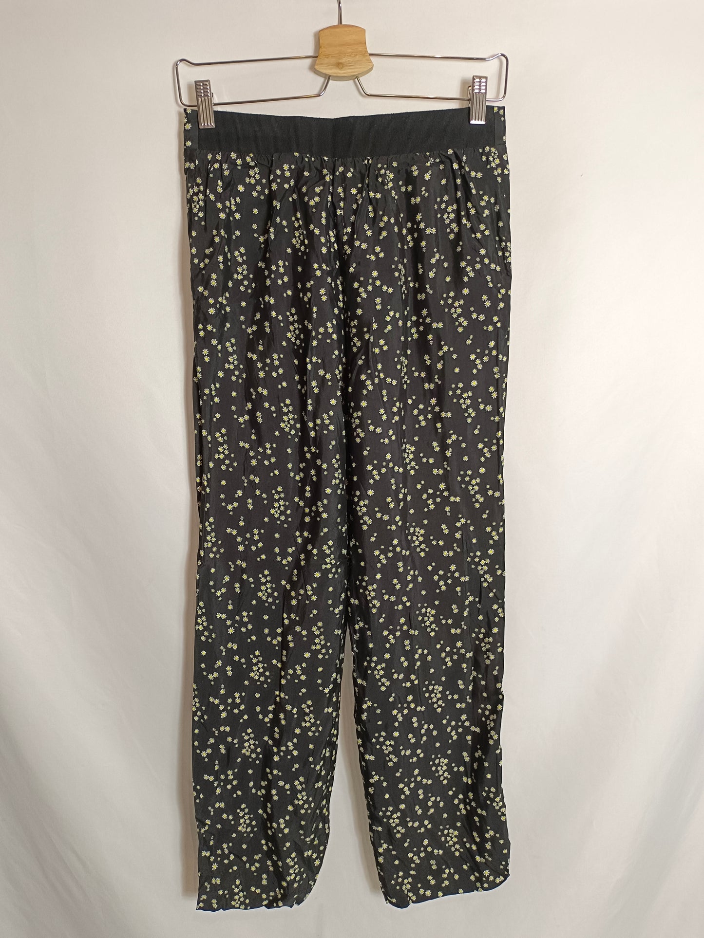 BIMBA Y LOLA. Flowy floral trousers, size 36