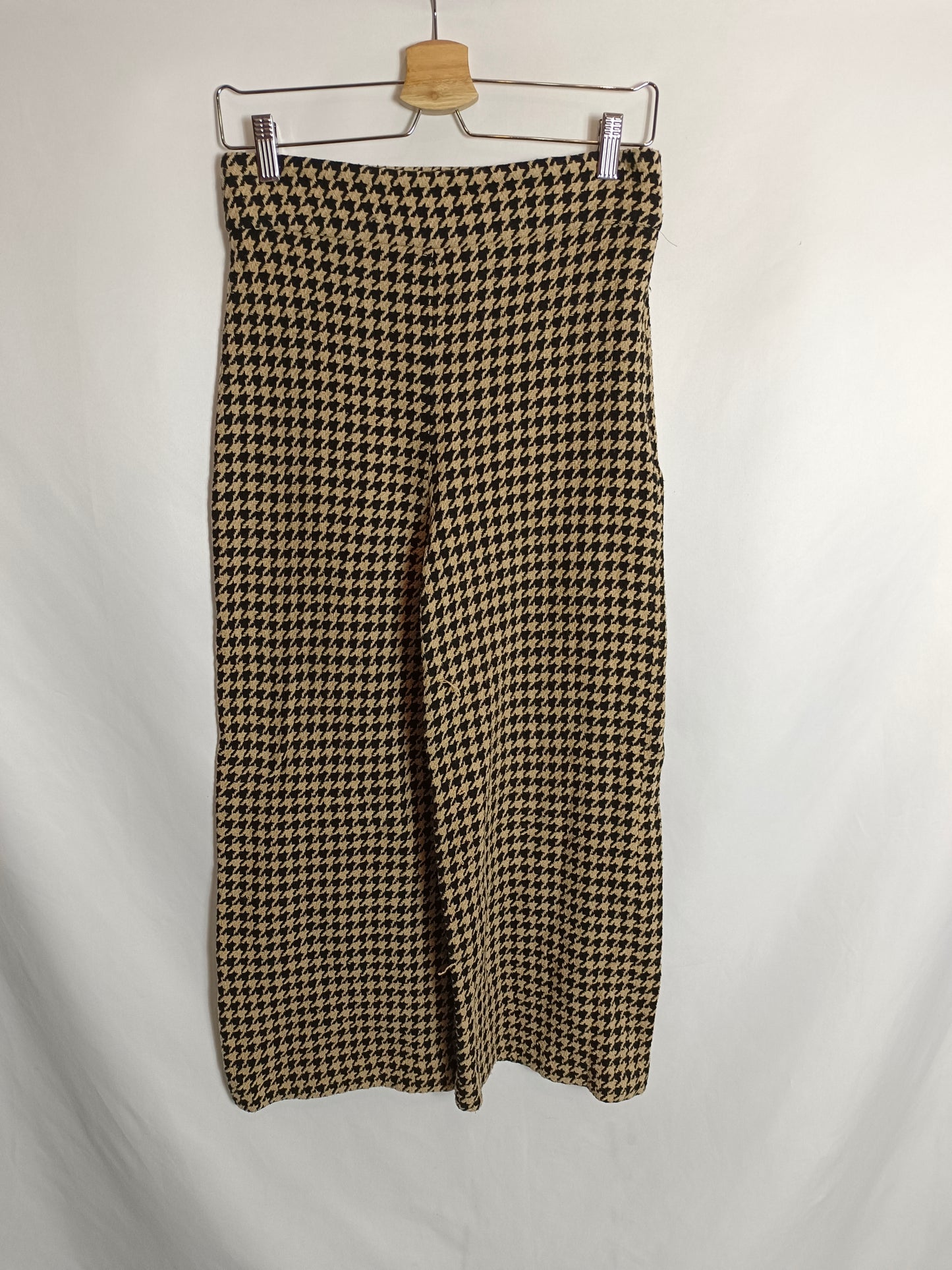 ZARA. Houndstooth culottes Tm
