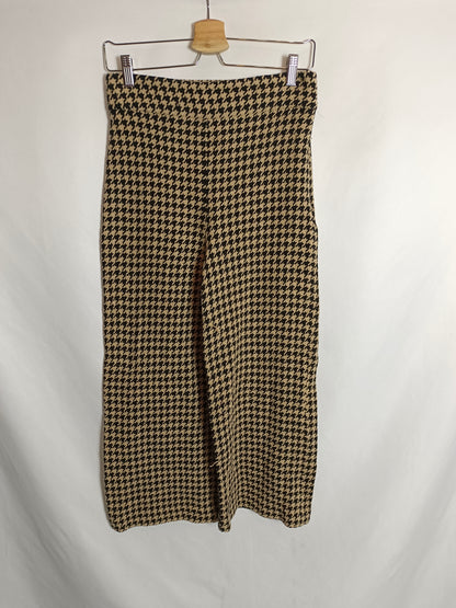 ZARA. Houndstooth culottes Tm
