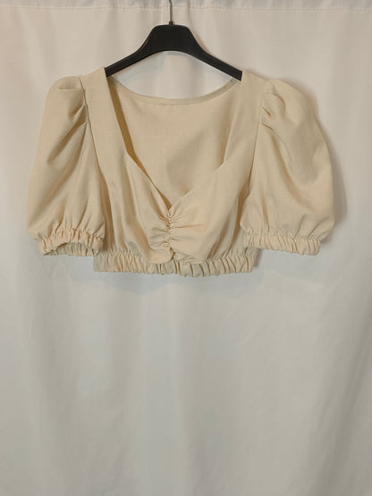 OTHERS. Beige Croptop Tu(xs)