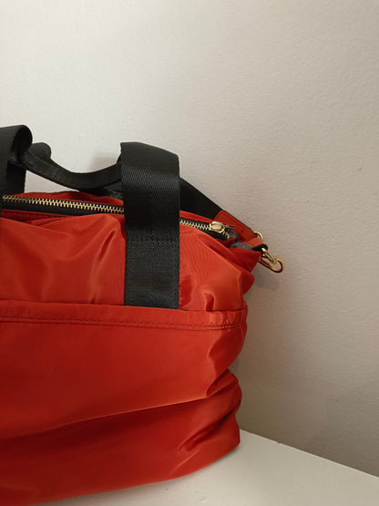 PARFOIS. Bolso lona naranja