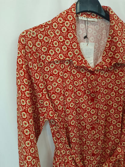 LA COMET. vestido/kimono flores T.m/l