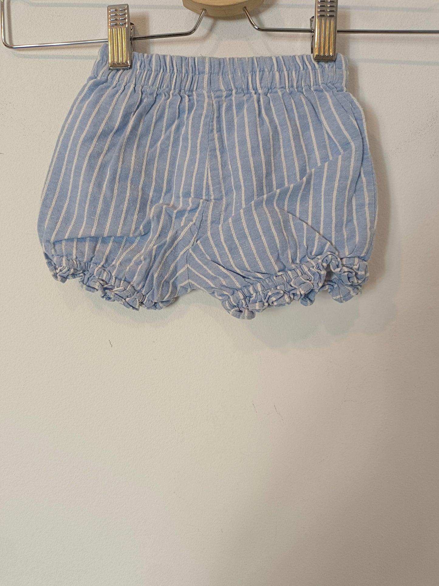 NECK&amp;NECK. Blue and white striped romper, size 12-18 months
