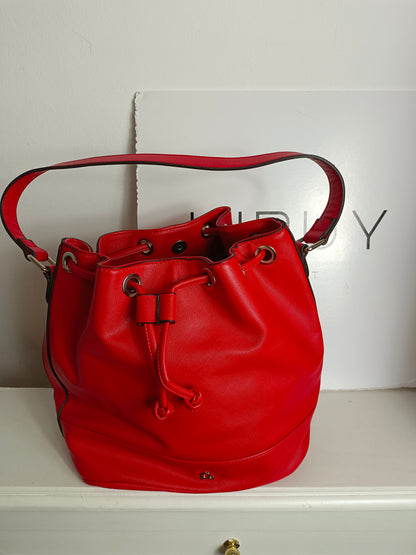 DAYADAY. Bolso rojo estilo saco