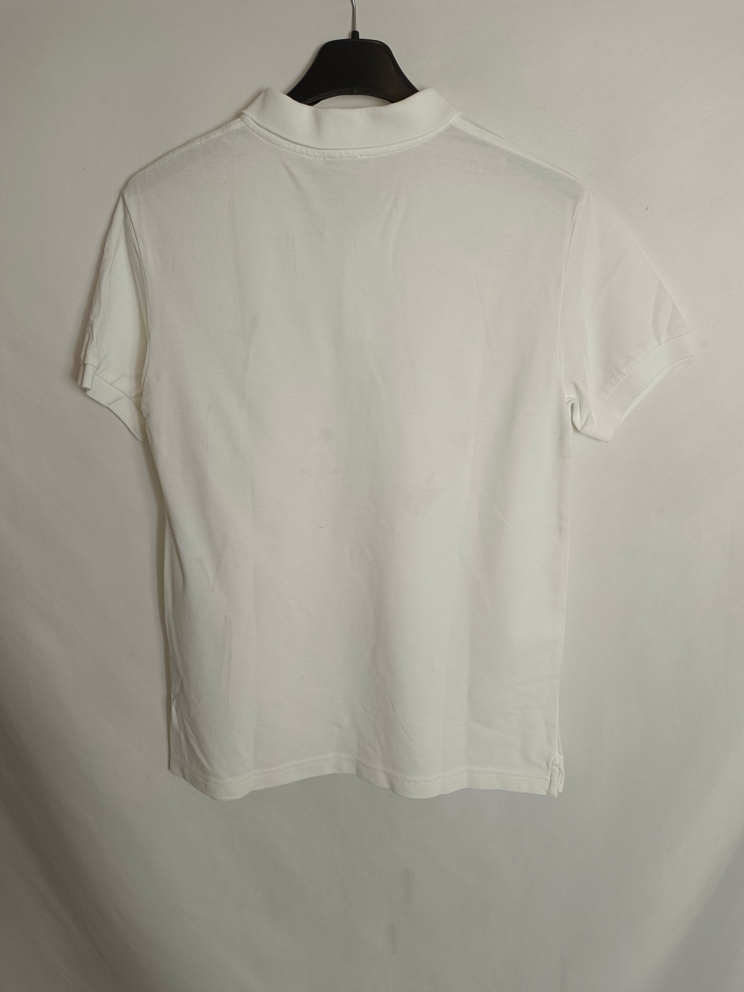 BENETTON. Basic white polo shirt, size 13-14 years
