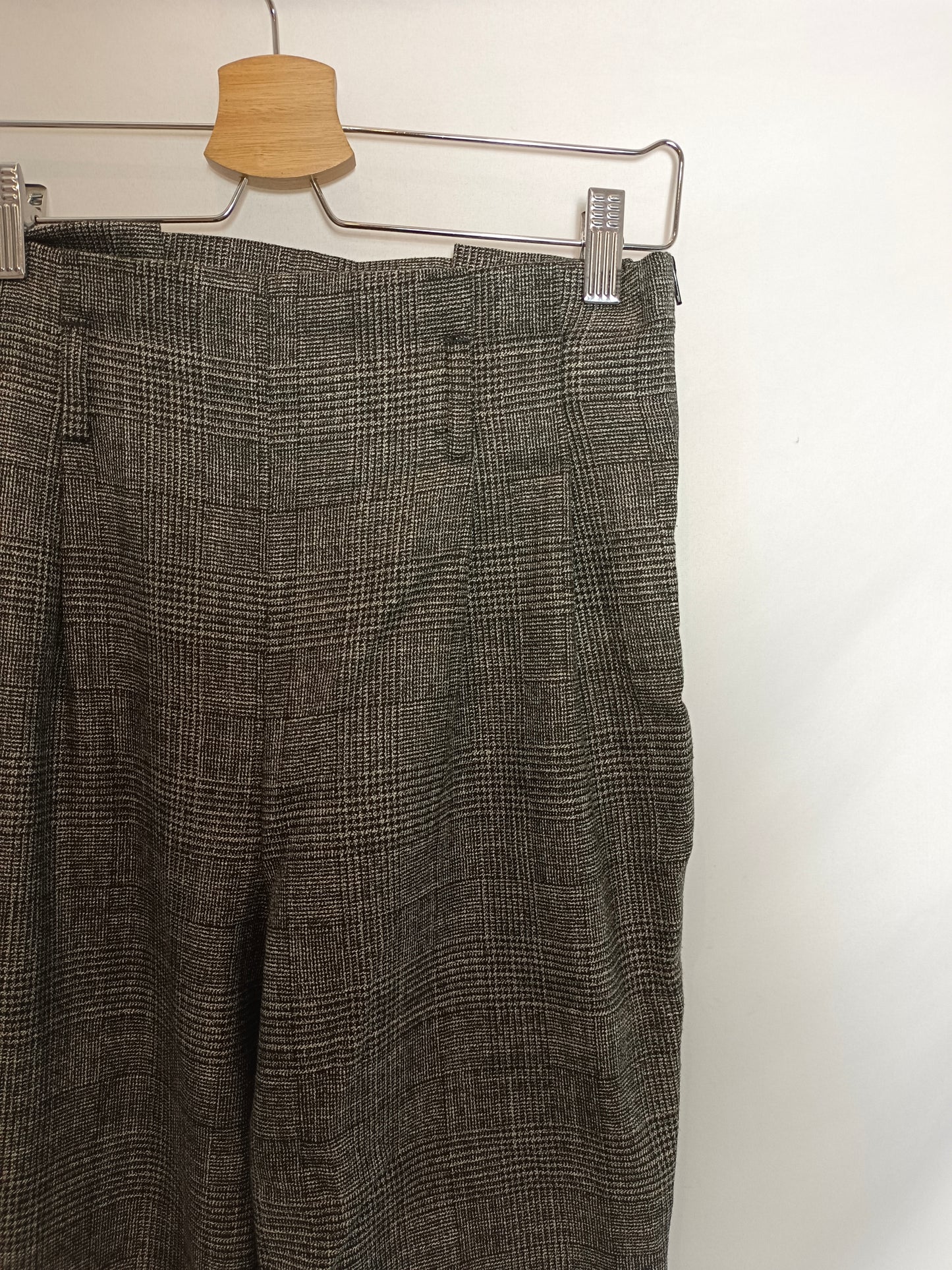 NAFNAF. Grey checked trousers size 34