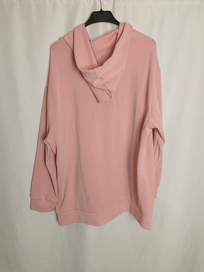 OYSHO. Pink hooded sweatshirt Tl