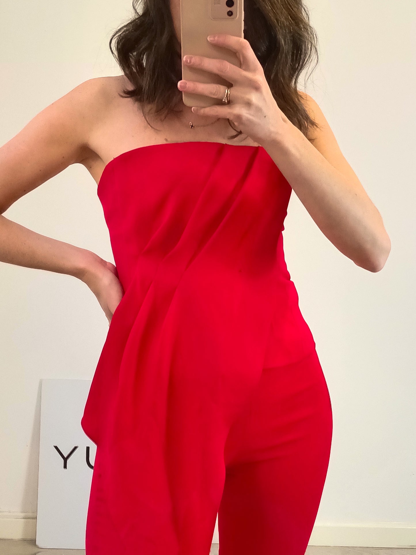 ZARA. total look rojo  T.xs