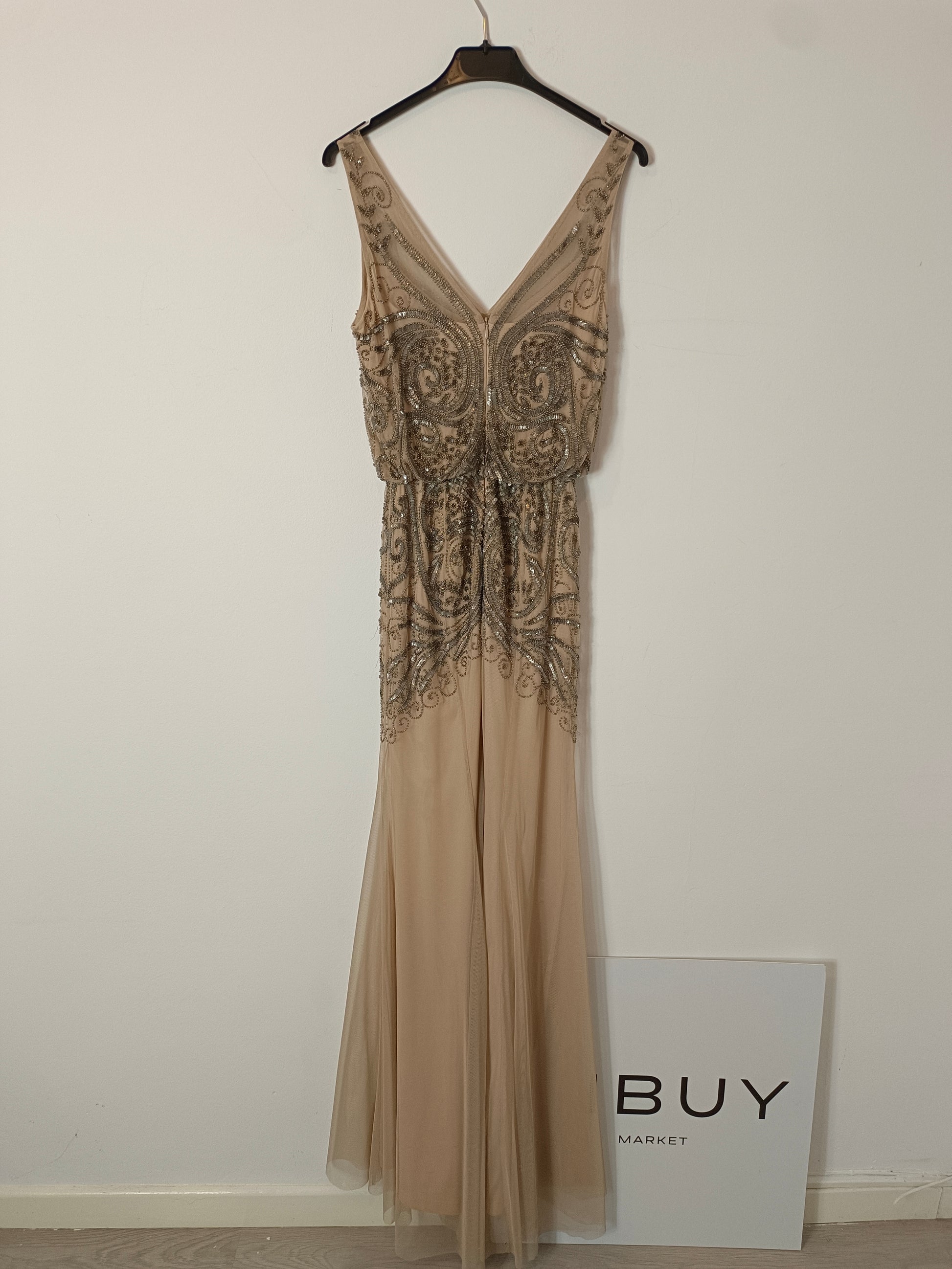 Vestido largo tull abalorios – Hibuy market