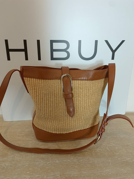 &OTHER STORIES. Bolso rafia bombonera