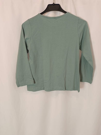 BOSSA KIDS. Green pocket T-shirt, size 8 years