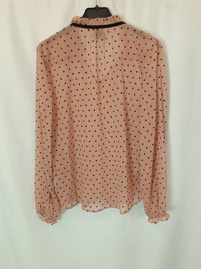 LOVE M. Blusa rosa corazones T.l
