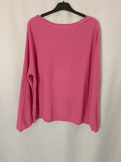 GREEN COAST. Jersey rosa letras T.l