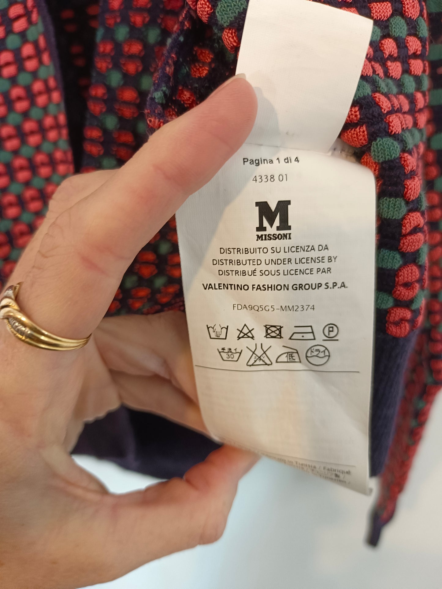 MISSONI. Rebeca textura T.40 ( s/m)