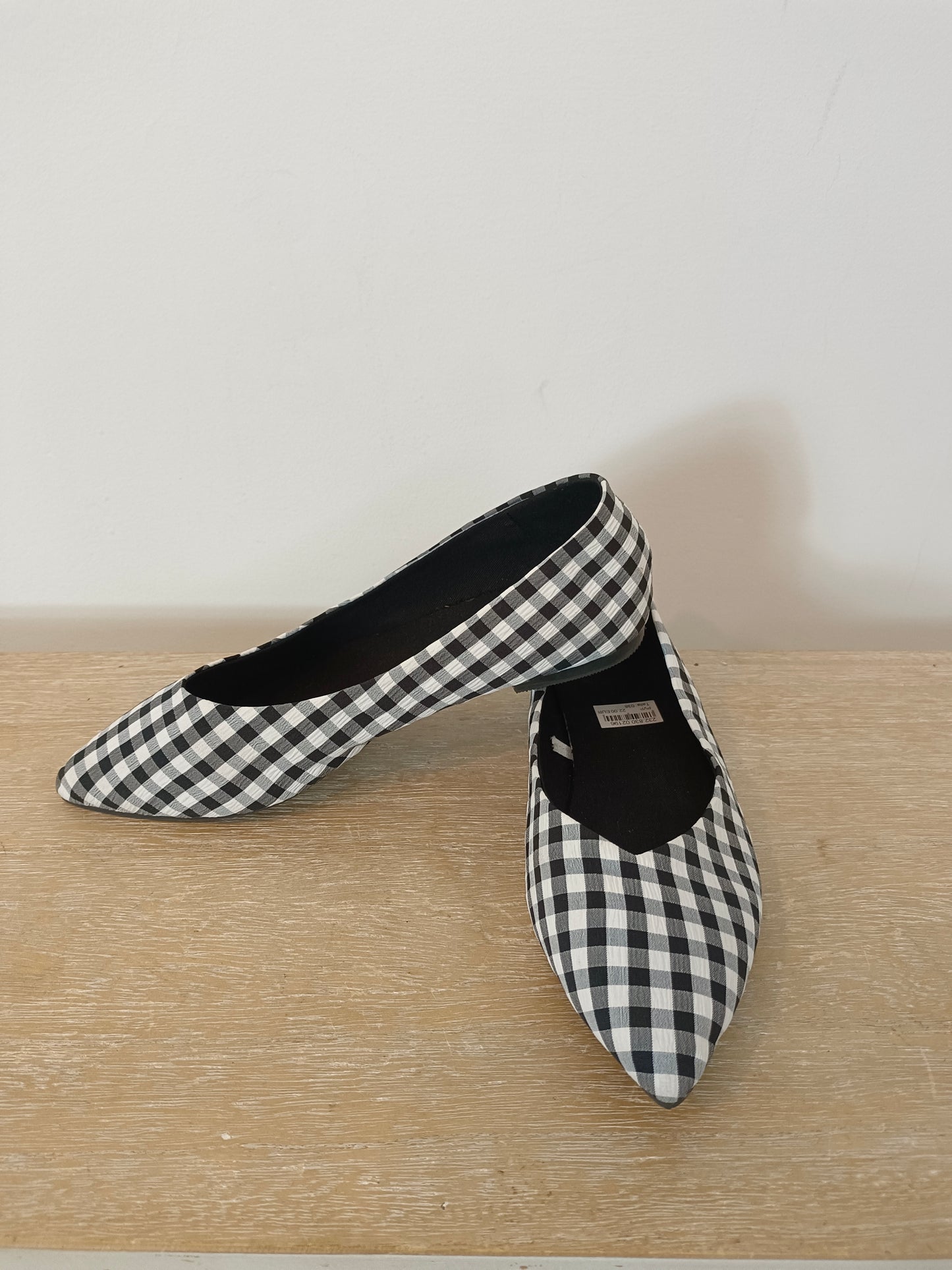 OTHERS. Gingham check ballerinas S.38