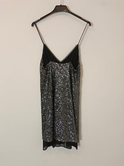ZARA. Vestido corto lentejuelas T.m