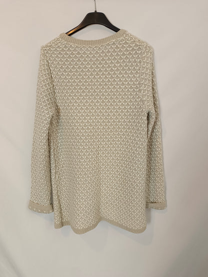 COMPTOIR DES COTONINIERS. Ts beige cardigan