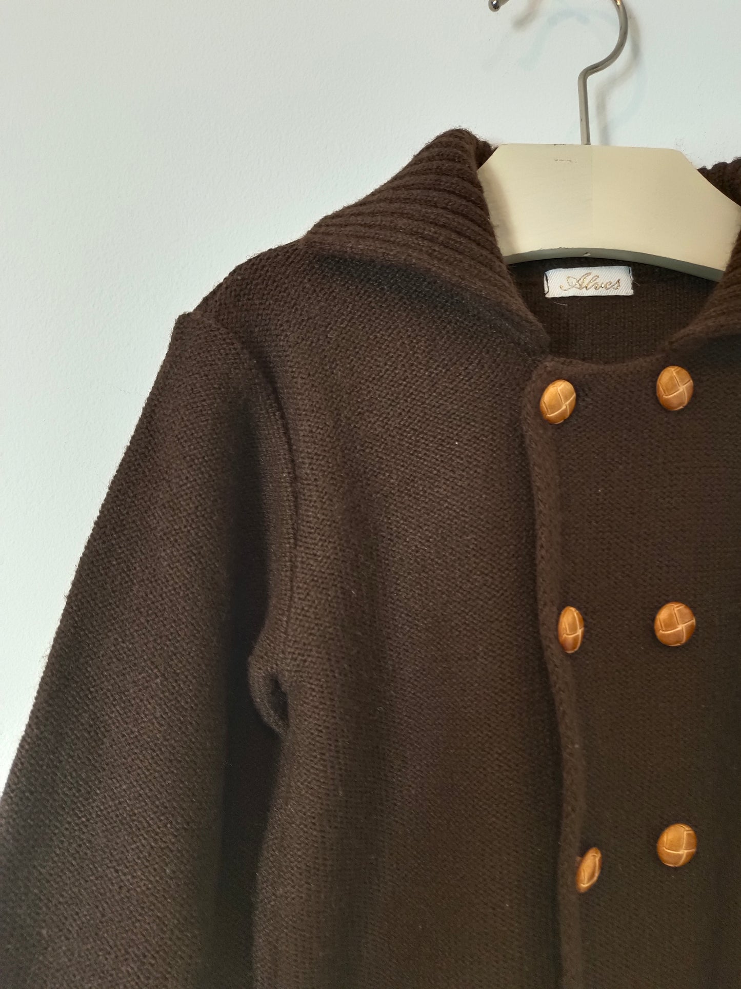 ALVE. Chaqueta marrón cruzada T.3 años