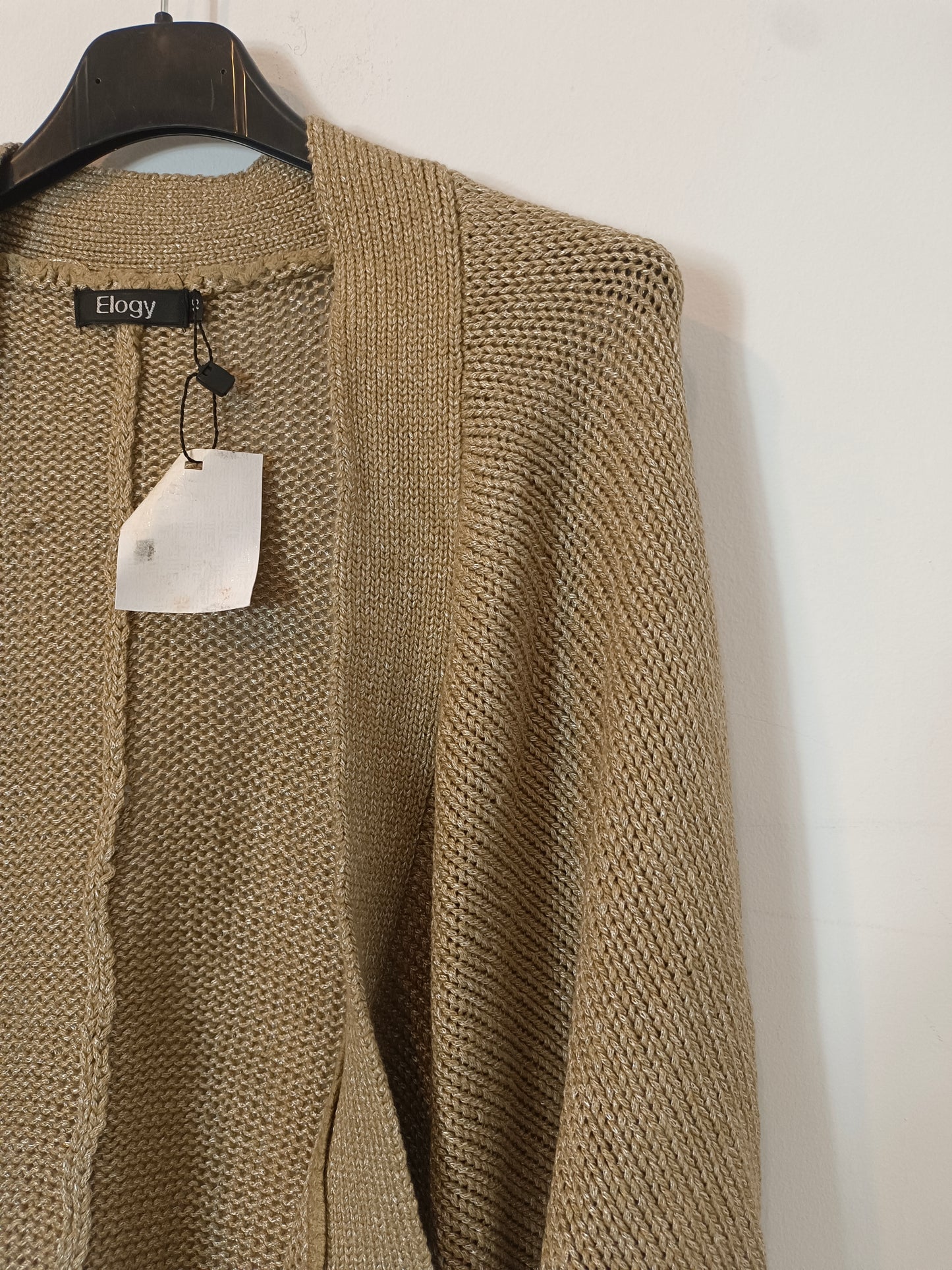 ELOGY. Beige knit cardigan Tl
