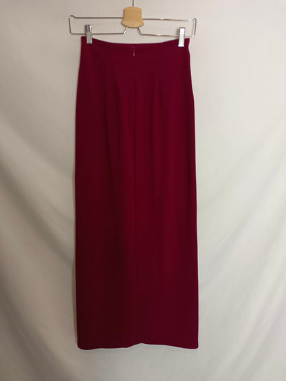OTHERS. Long burgundy skirt Tu(xs)