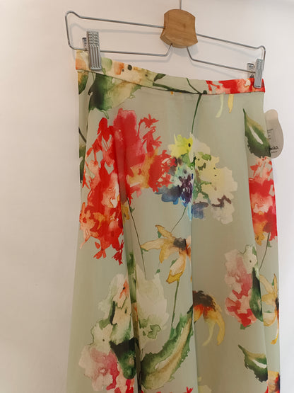 ARIMOKA. falda larga flores T.38