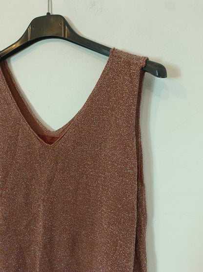 OTRAS. top burdeos punto hilo TU(S)